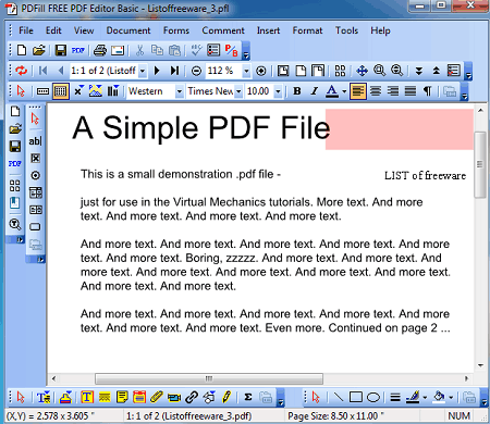 free pdf text editor for windows 10